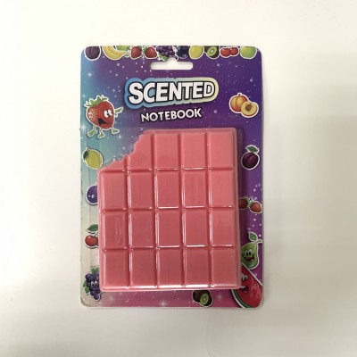 SCENTED NOTEBOOK NOVELTY CHOCOLATE SHAPE NOTE BOOK